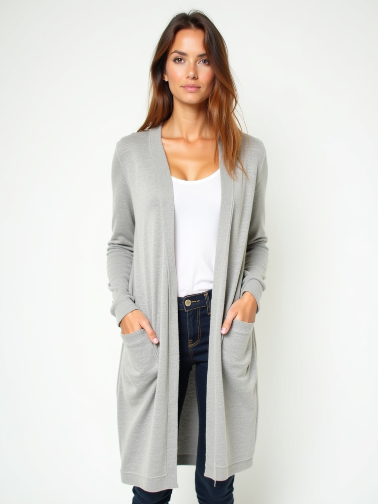 Gilet long plusieurs coloris disponibles